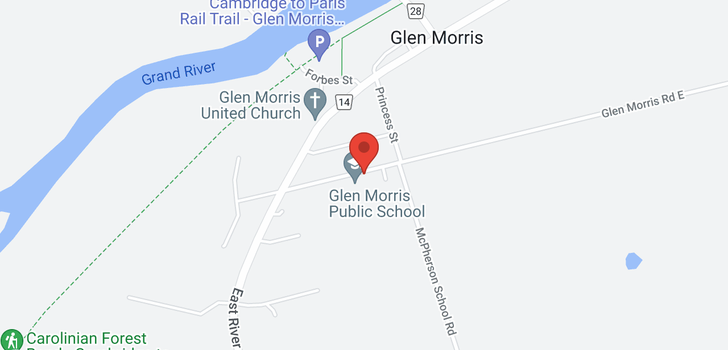 map of 518 GLEN MORRIS Road E